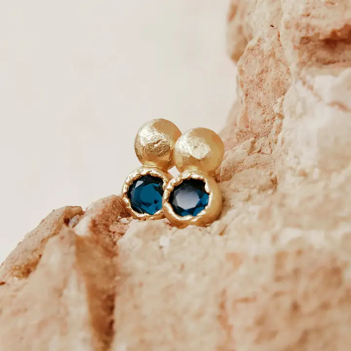 Agapée – Petra Night Blue Earrings