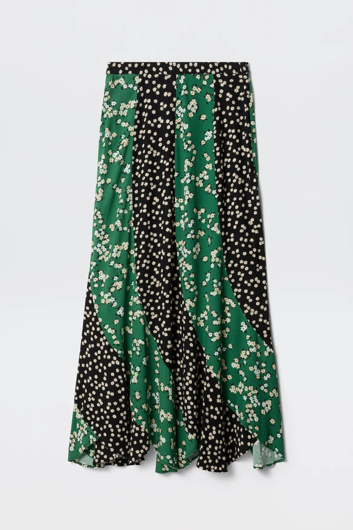 RIXO - Gracella Skirt in City Floral Mix