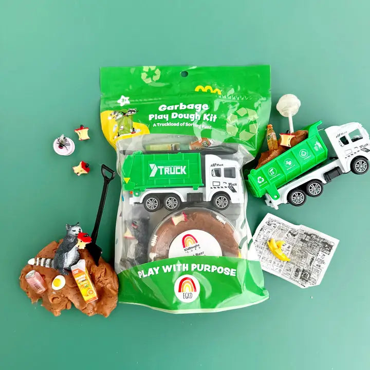 Earth Grown KidDoughs - Kid Dough Play Kit in Garbage Truck