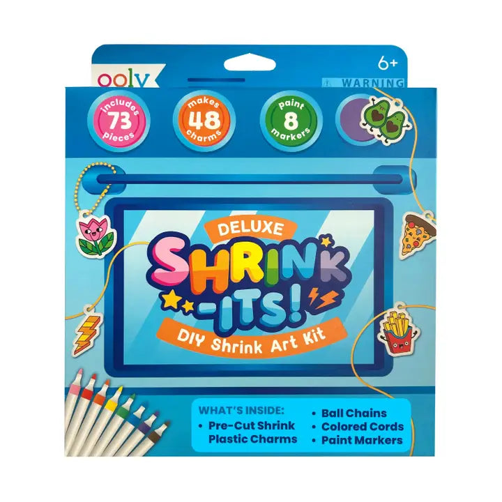 Ooly - Shrink-Its! D.I.Y. Shrink Art Kit Deluxe (73 PC Set)