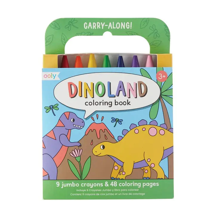 Ooly – Dinoland Carry Along Crayon & Coloring Book
