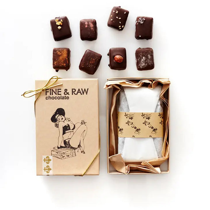 Fine & Raw - 8 Piece Mixed Truffle Box