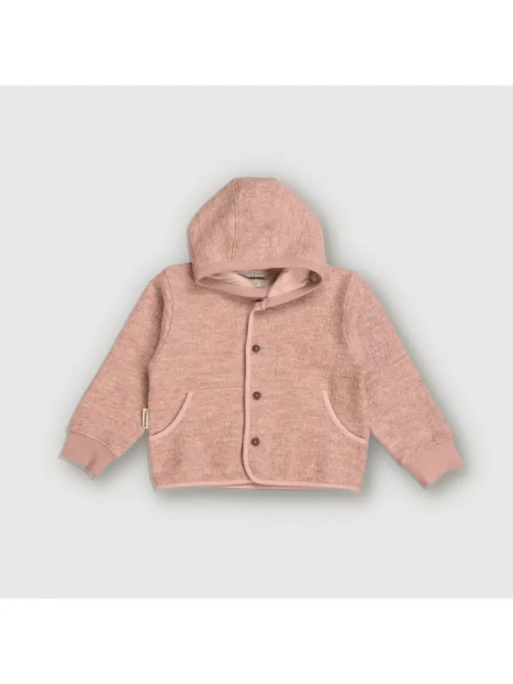 Finch & Fable - Wool Hooded Jacket in Biscuit