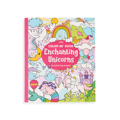Ooly – Color-in Book in Enchanting Unicorns
