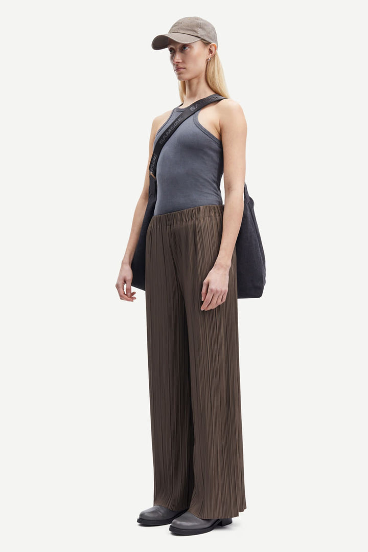 Samsoe Samsoe – Uma Trousers in Major Brown