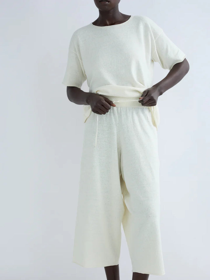 Shaina Mote - Loose Pant in Chalk