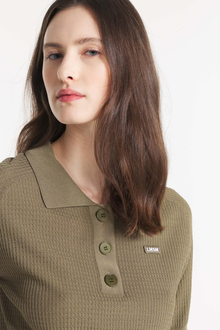 Le Mont Saint Michel - Serdane Knitted Polo Top