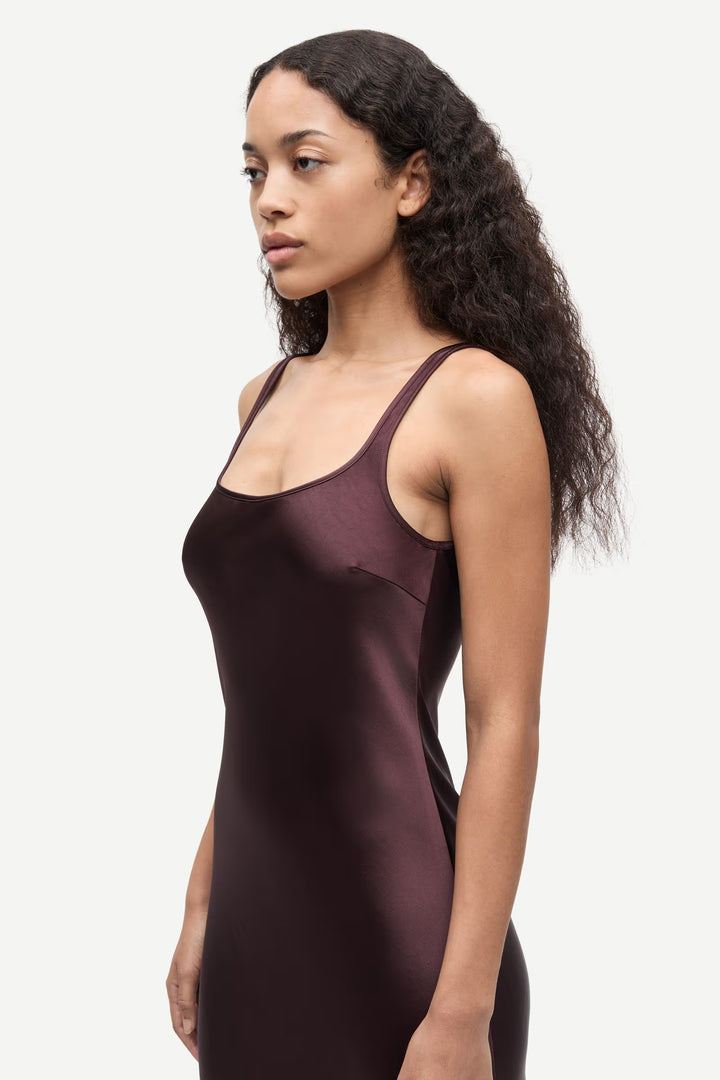 Samsoe Samsoe – Sunna Dress in Fudge