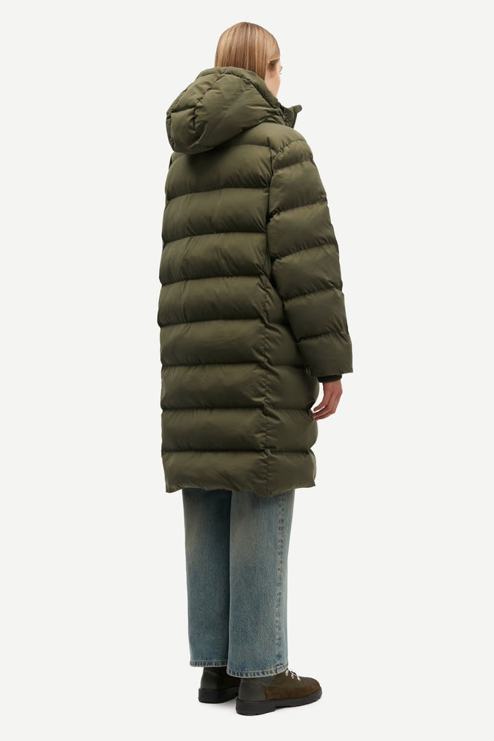 Samsoe Samsoe – Saseran Coat in Forest Night