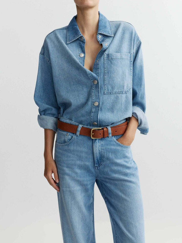 DL 1961 - Addison Overshirt in Riverbank Aura
