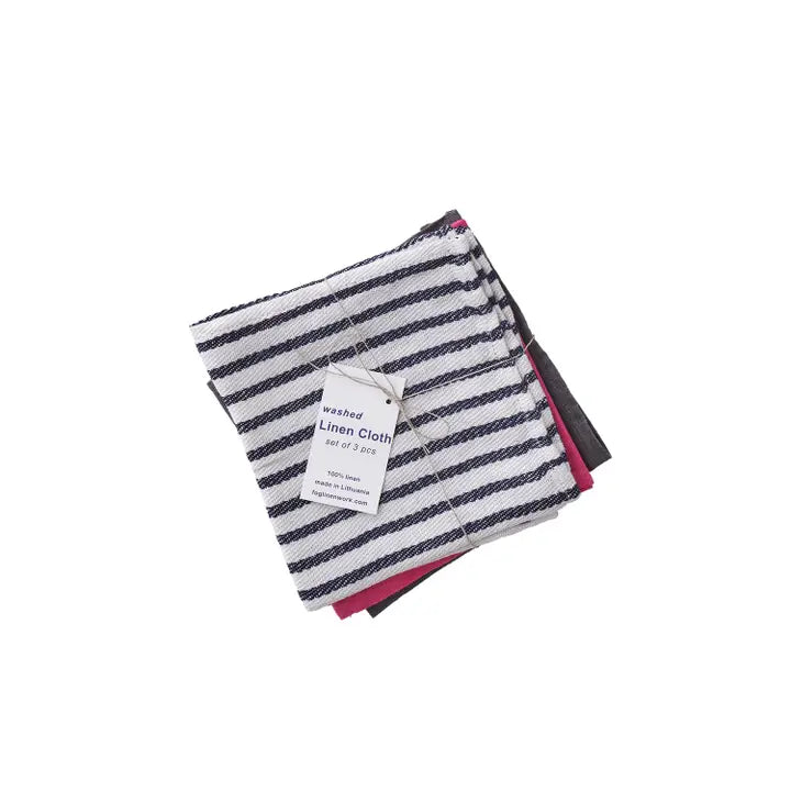 Linen Cloth 3-pack Set-Square