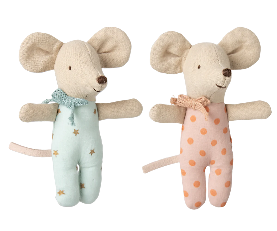 Maileg - Twins Baby Mice in Matchbox