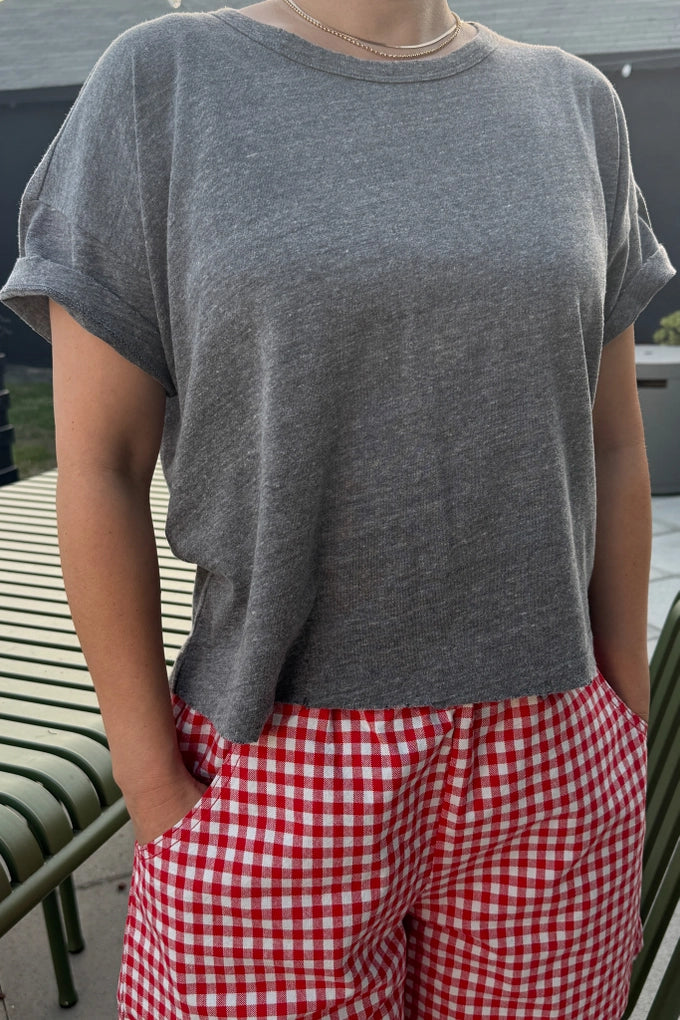 Le Bon Shoppe - Fille Tee in Heather Grey