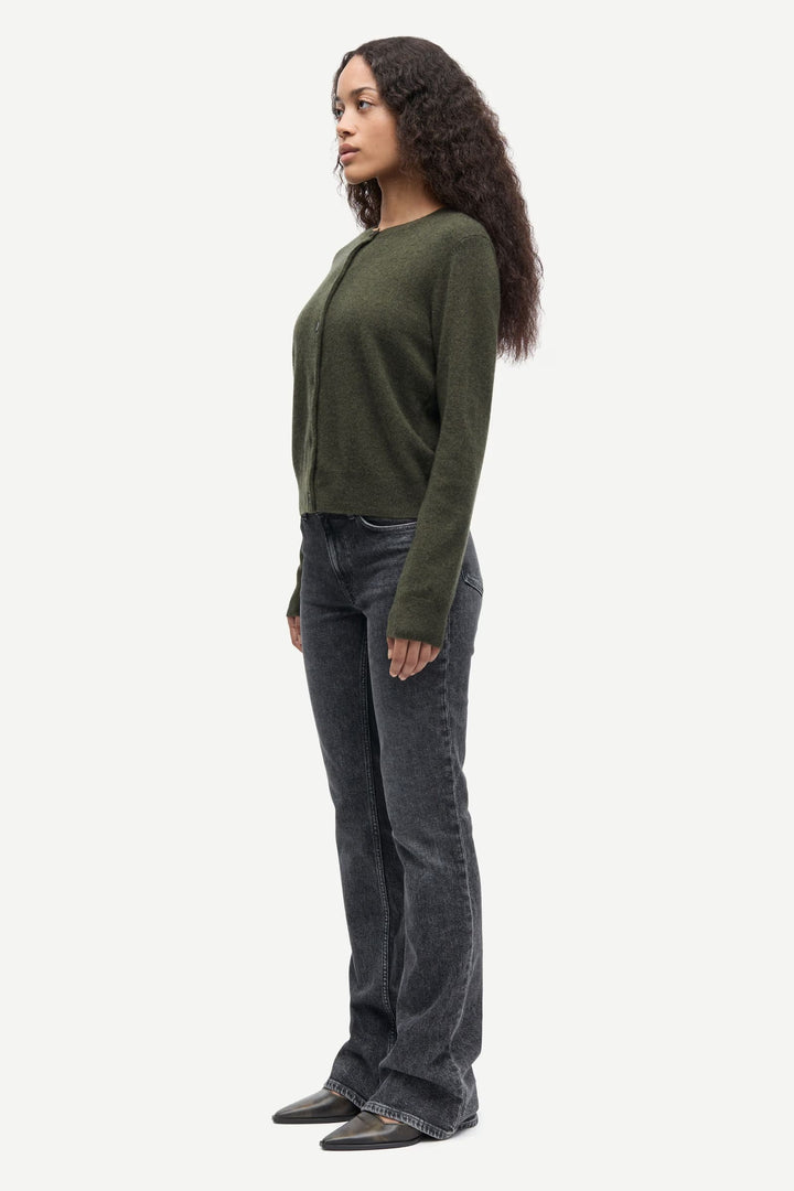 Samsoe Samsoe - Saboston Cardigan in Dark Evergreen