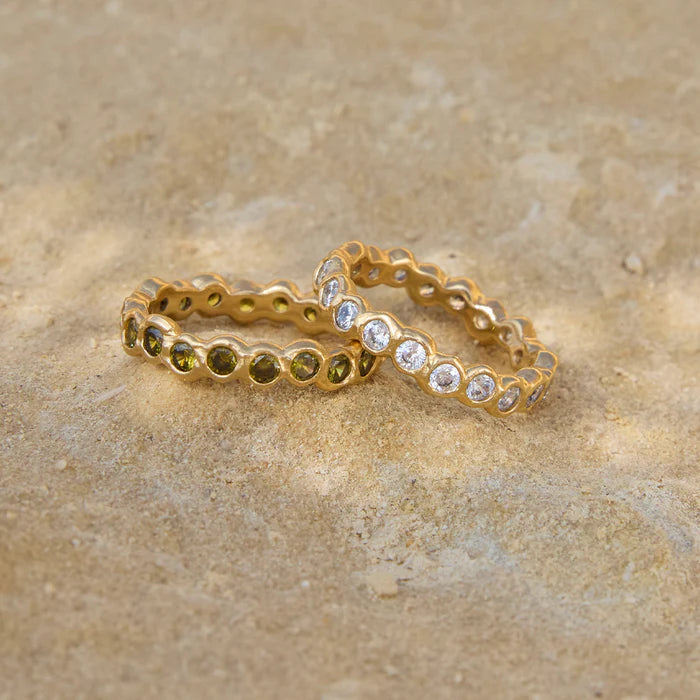 Agapée – Amélia II Dark Green Ring