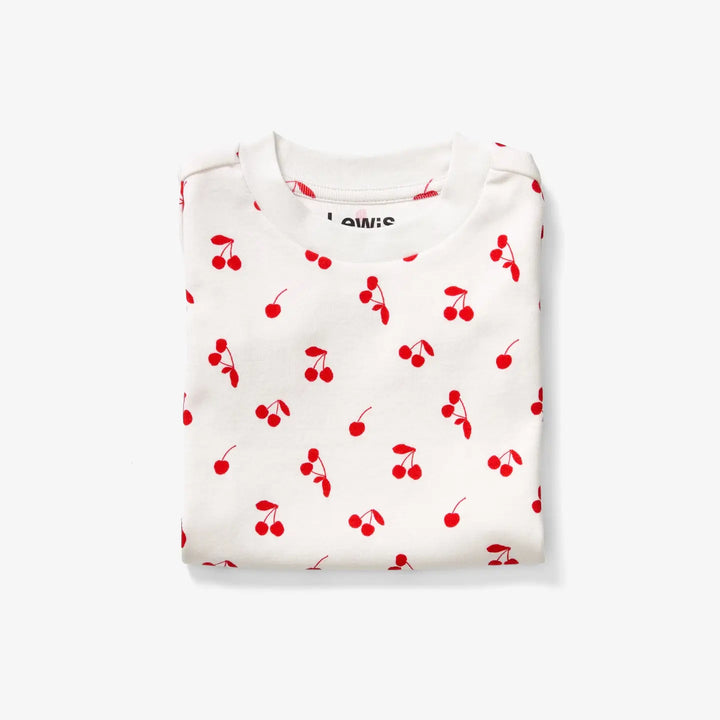 Lewis – Short Sleeve Pajama Set in Cherry