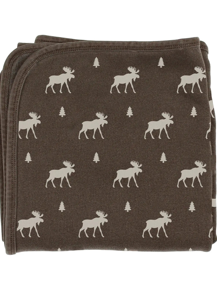 L'ovedbaby – Organic Baby Blanket in Bark Moose