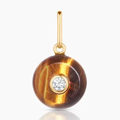 Thatch - Bon Bon Tiger's Eye Charm Necklace