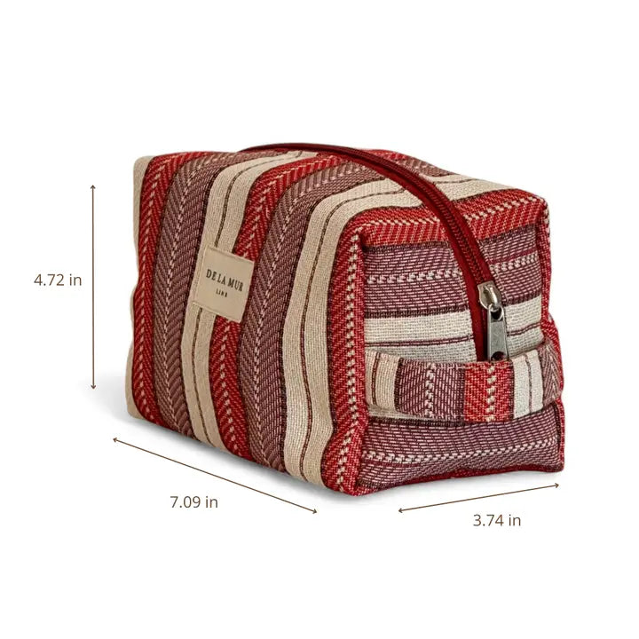 De La Mur Lines - Squared Makeup Bag in Make