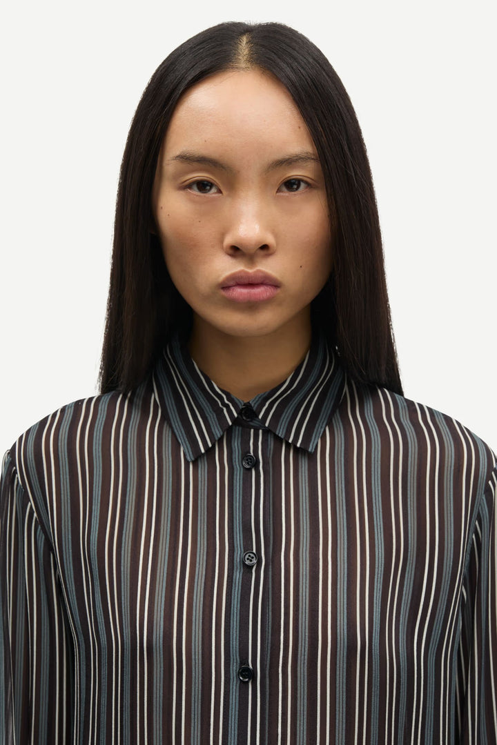 Samsoe Samsoe – Sahenny Shirt in Sheer St.