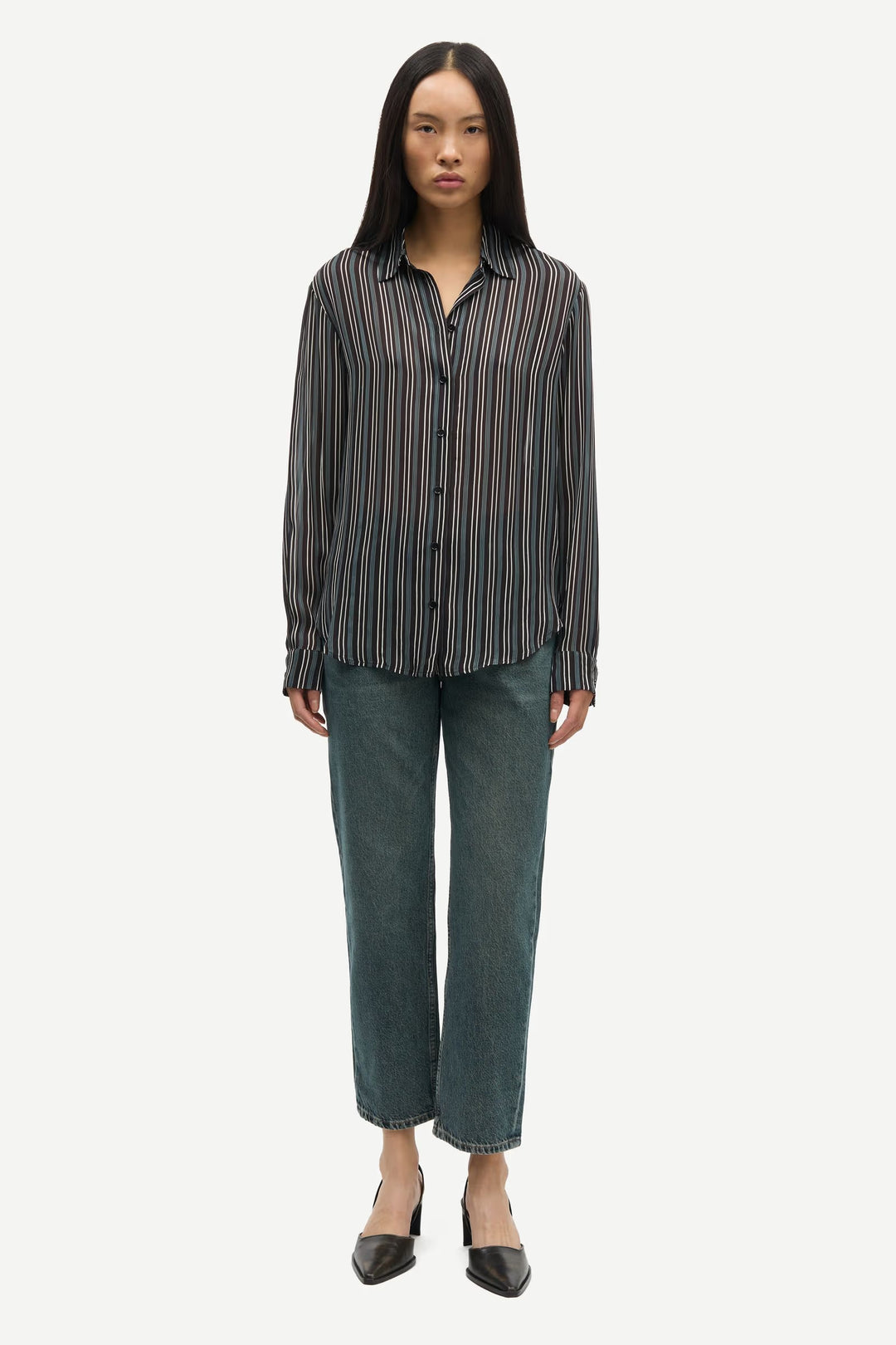 Samsoe Samsoe – Sahenny Shirt in Sheer St.