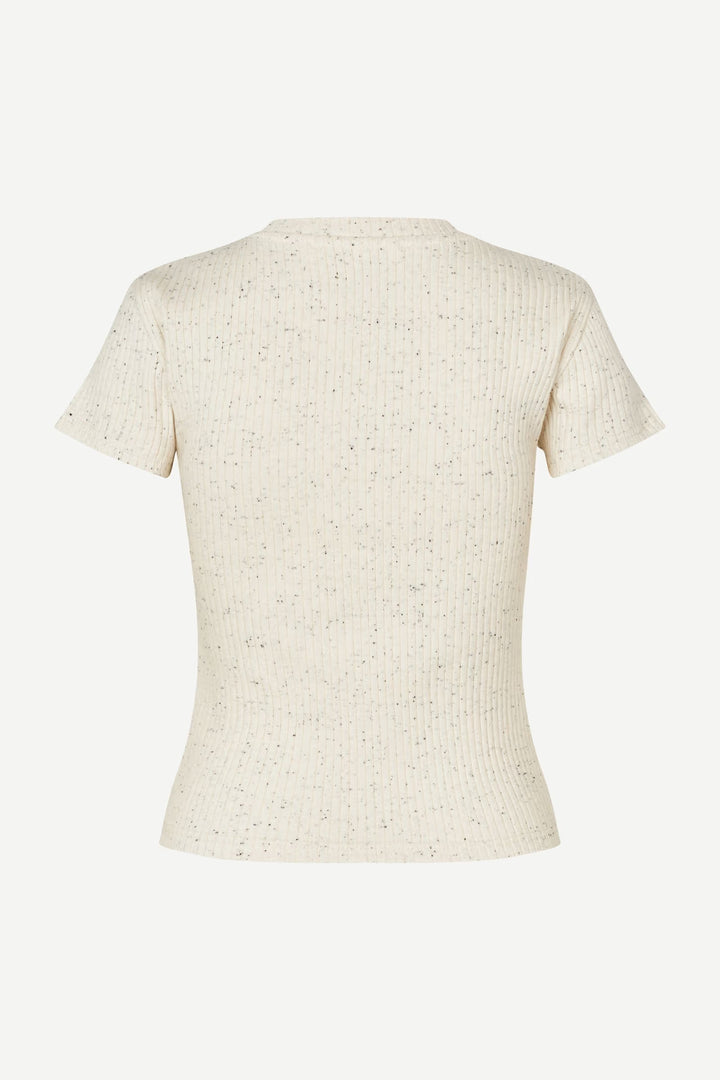 Samsoe Samsoe - Sanell Tshirt in Egret Melange
