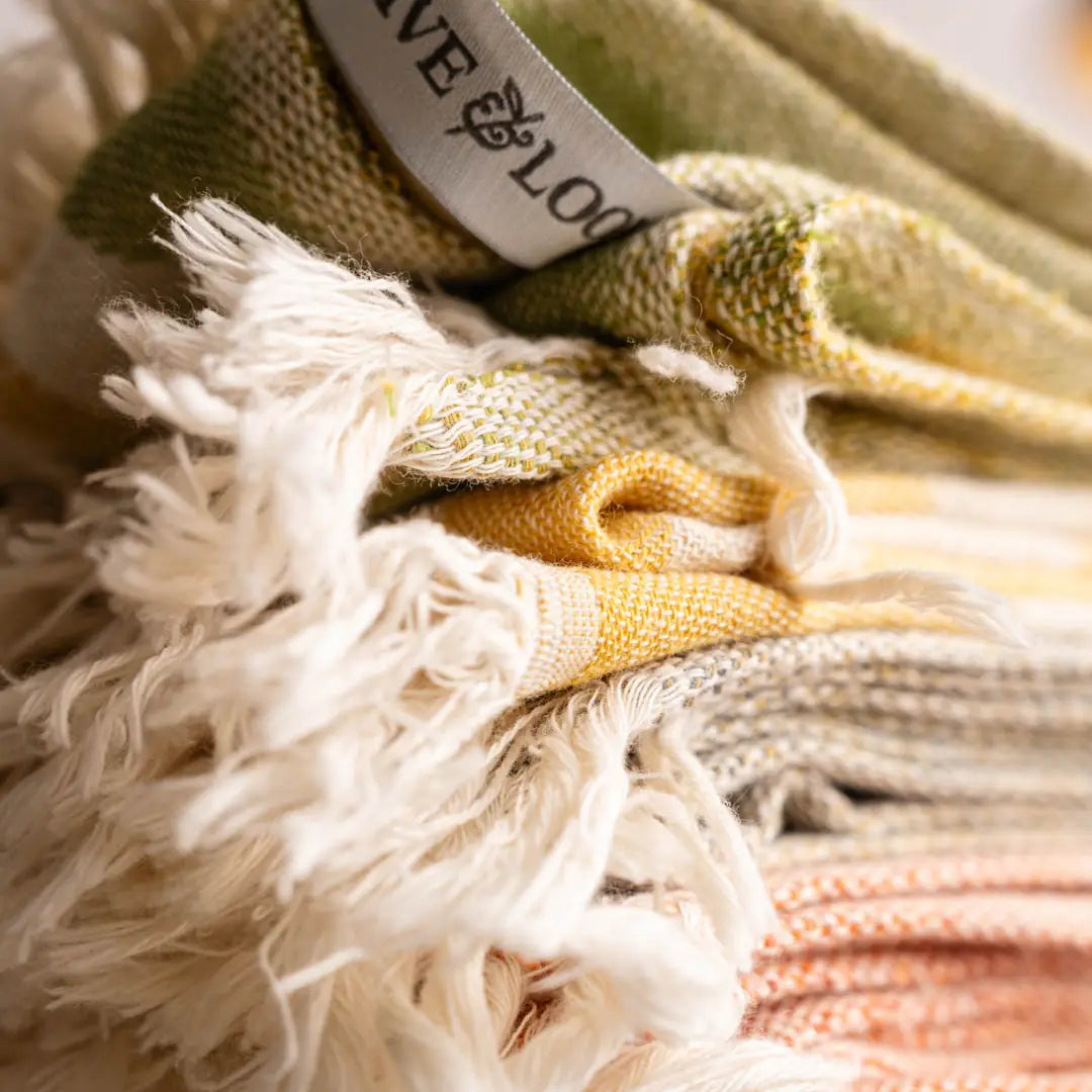 Olive & Loom –– Olive Hand Stitched Kitchen Towel Set