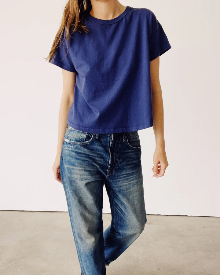 Hey Gang – The Boxy Tee in Navy