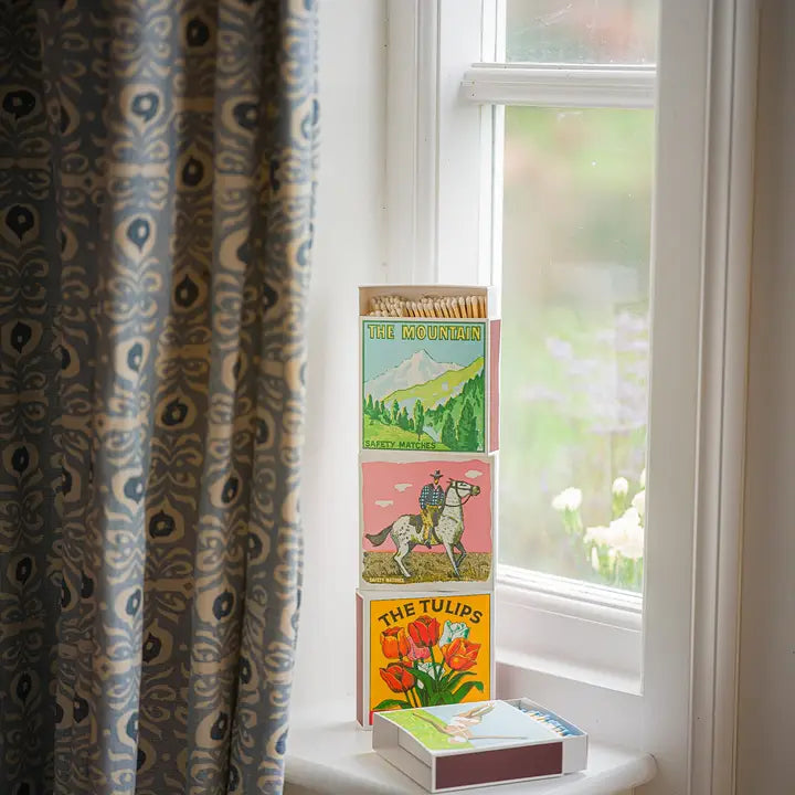 Archivist Gallery - Pink Cowboy Square Safety Matches