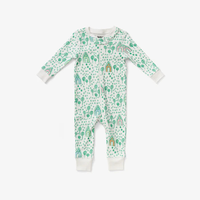 Lewis – Zip Sleeper in Emerald Gingerbread