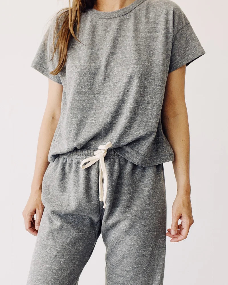 Hey Gang – The Boxy Tee in P.E. Gray