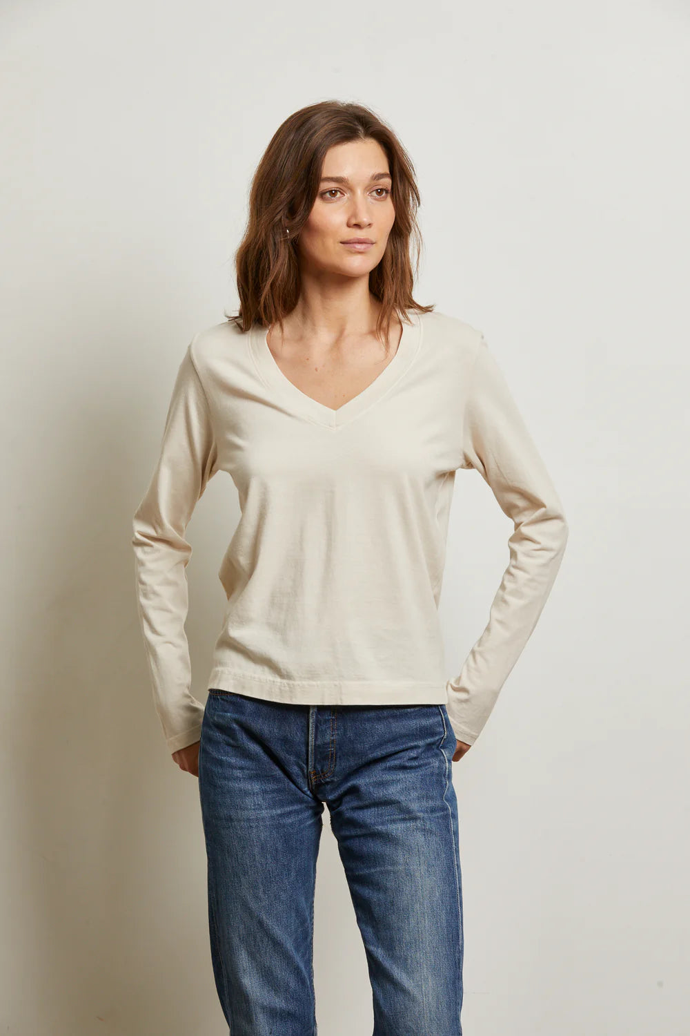 Perfect White Tee – Sinatra Tee in Sugar