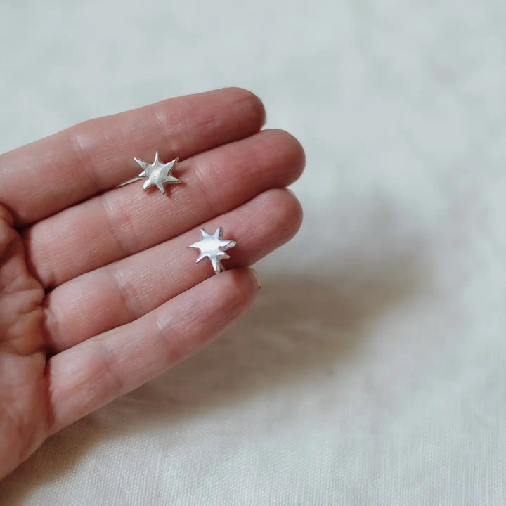 Sarah Safavi Jewelry – Sunburst Earrings in Sterling Silver