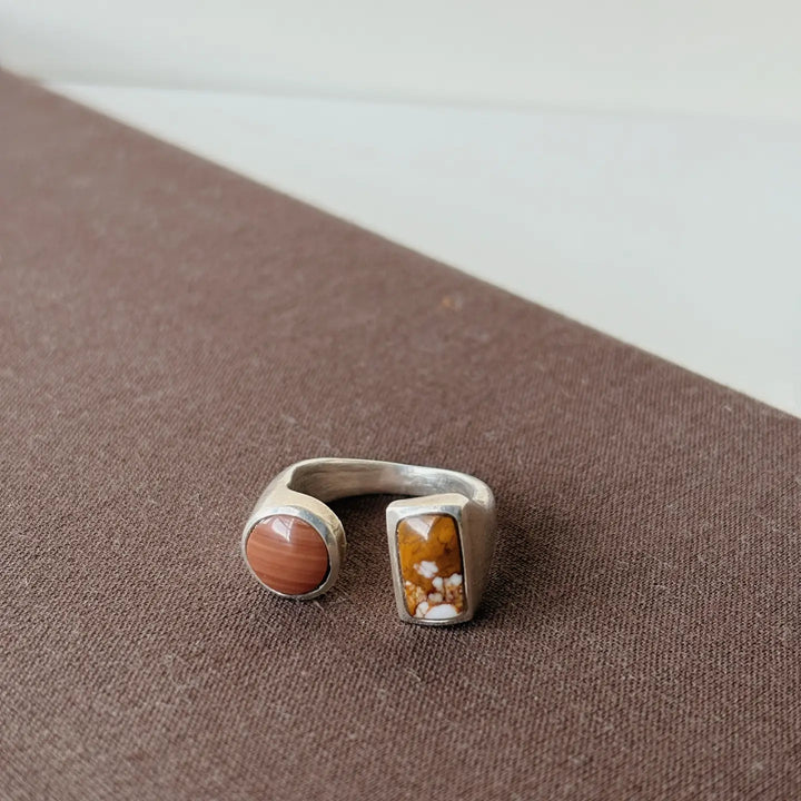 Sarah Safavi Jewelry – Duality Split Ring in Earth