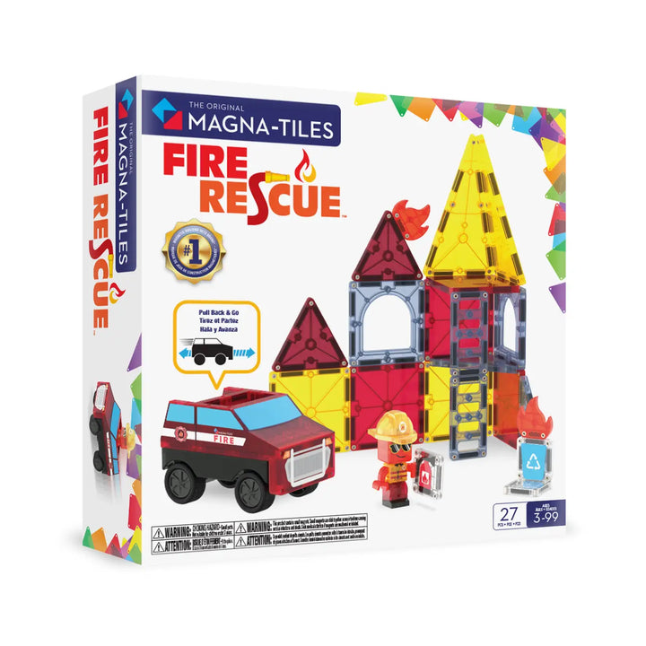 Magna-Tiles - Magna-Tiles Fire Rescue 27-Piece Set