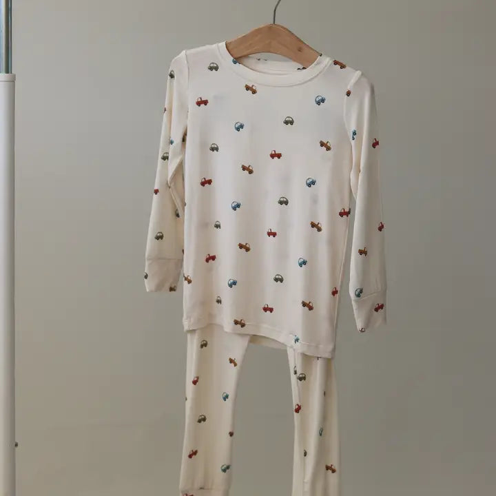 Honeycomb Goods - Two Piece Pajama Set in Cars & Trucks