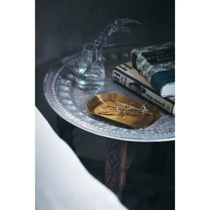 Brass Long Octagon Dish