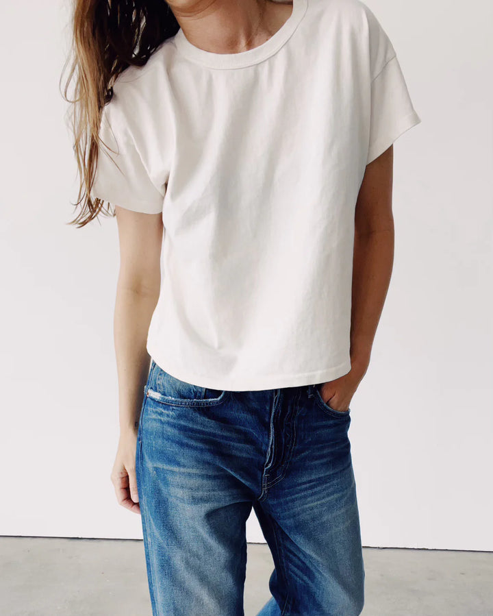 Hey Gang – The Boxy Tee in White