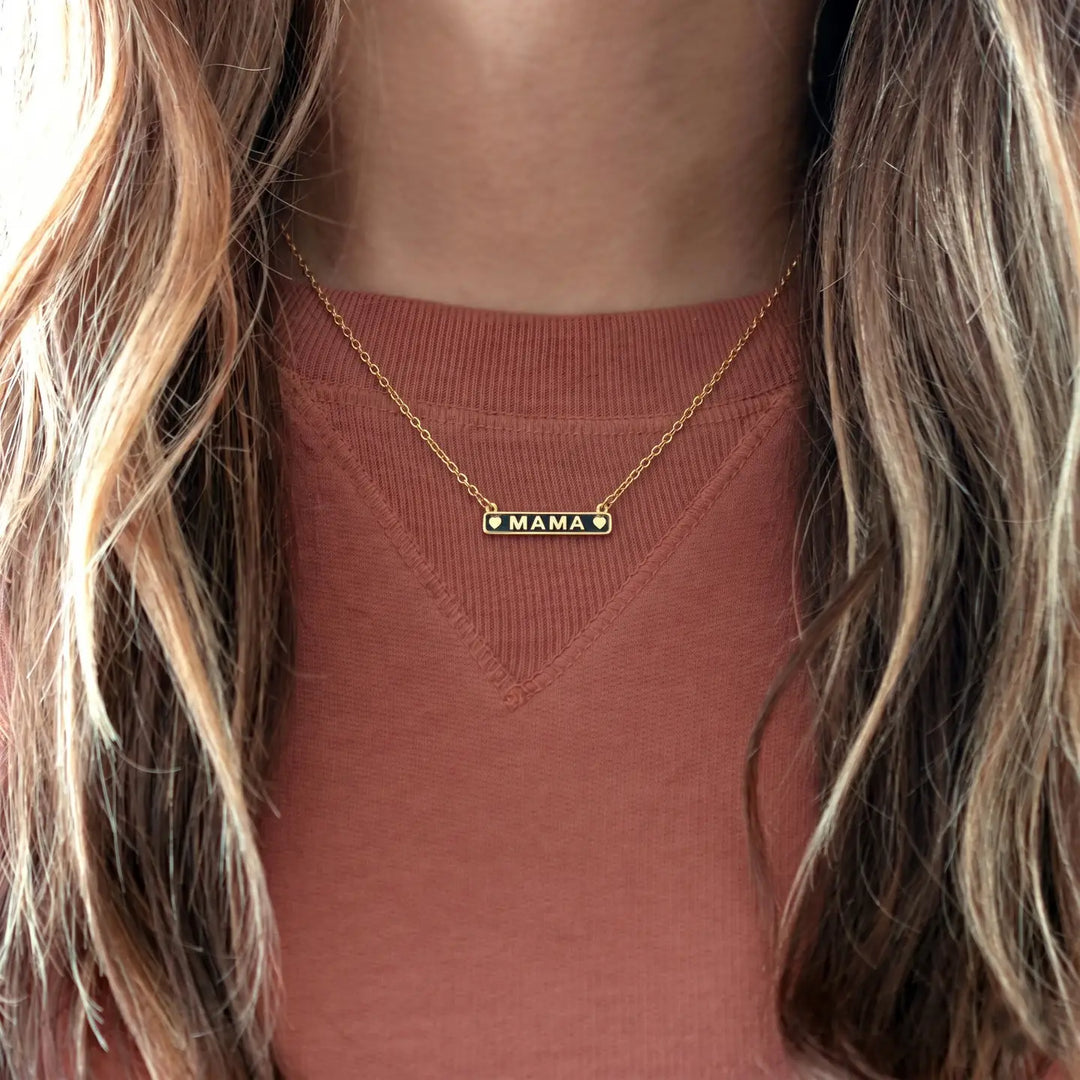 Kris Nations – Mama Enamel ID Necklace