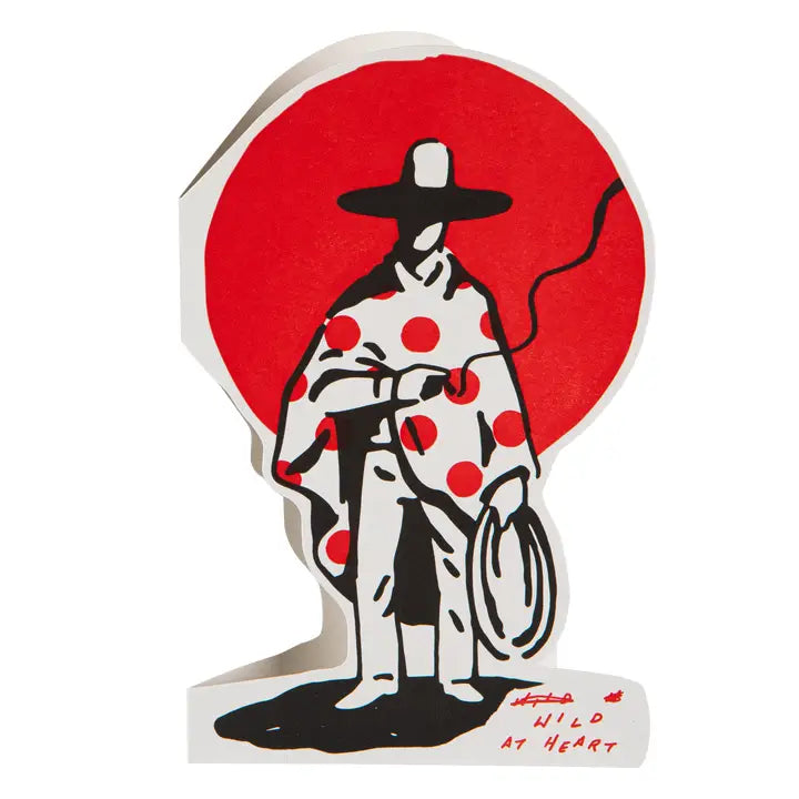 Archivist Gallery - Wild at Heart Cut-Out Greeting Card