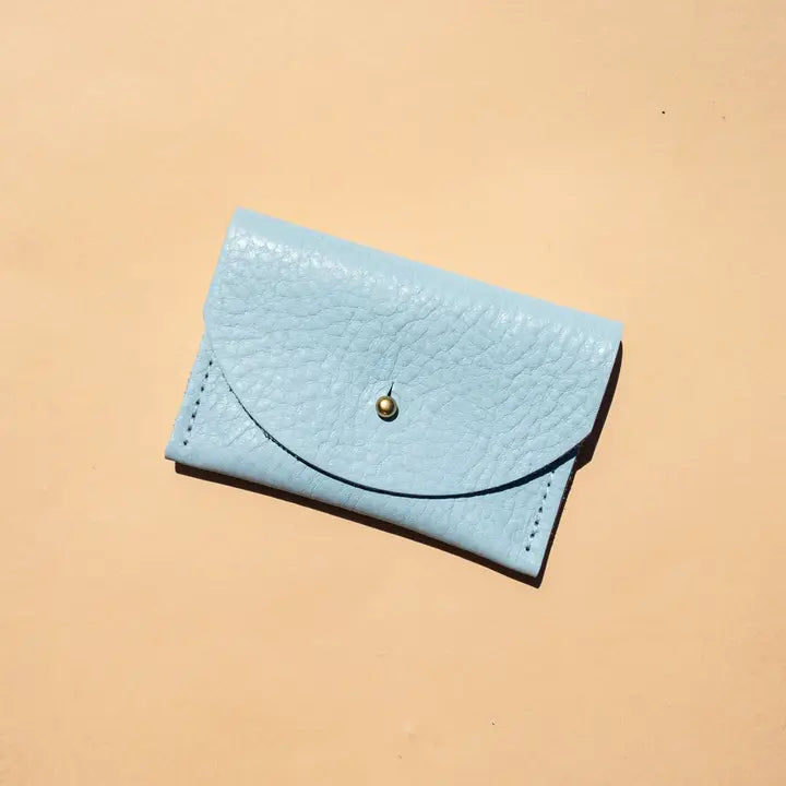Primecut – Robin Blue Leather Card Holder