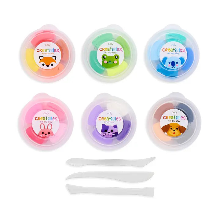 Ooly – Creatibles Deluxe Air Dry Clay Kit