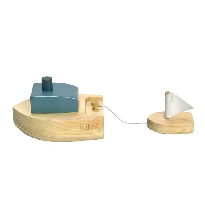 Kiko & GG – Ofune Wind Up Boat in Blue