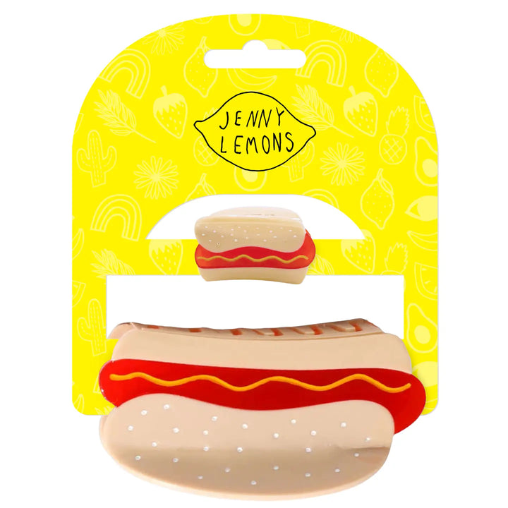Jenny Lemons – Mini + Me Hot Dog Hair Claw Clip Set