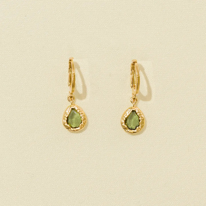 Agapée – Lysia Dark Green Earrings