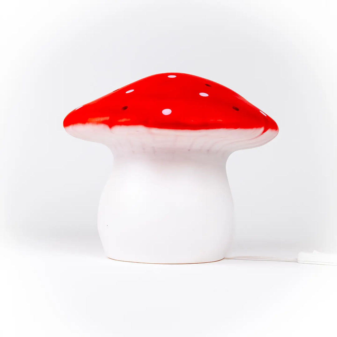 Mushroom Lamp in Red
