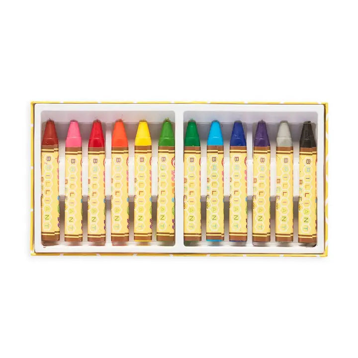 Ooly – Brilliant Bee Crayon Set of 12