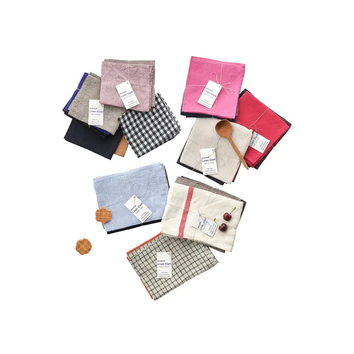 Linen Cloth 3-pack Set-Square