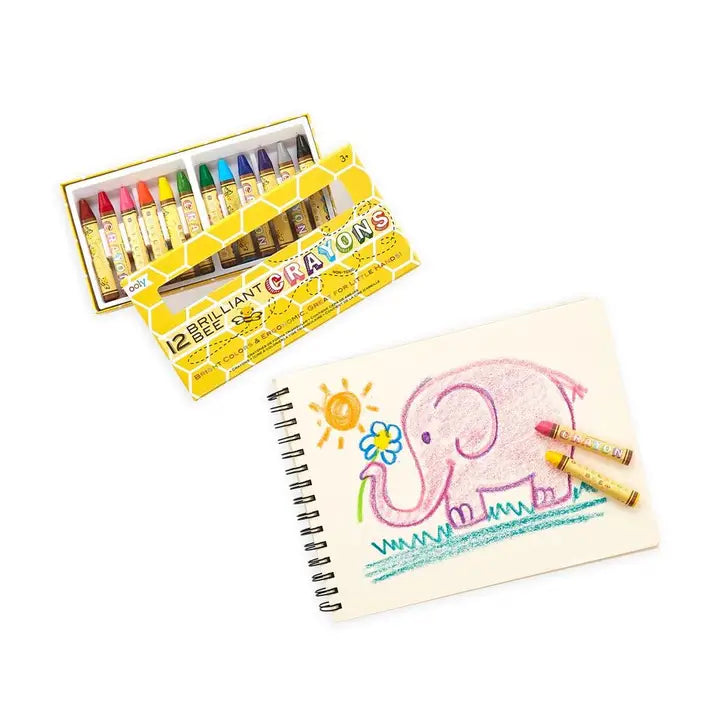 Ooly – Brilliant Bee Crayon Set of 12