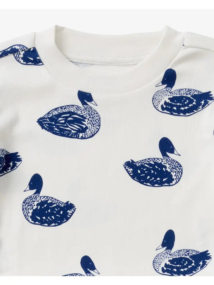 Lewis – Pajama Set in Duck Denim